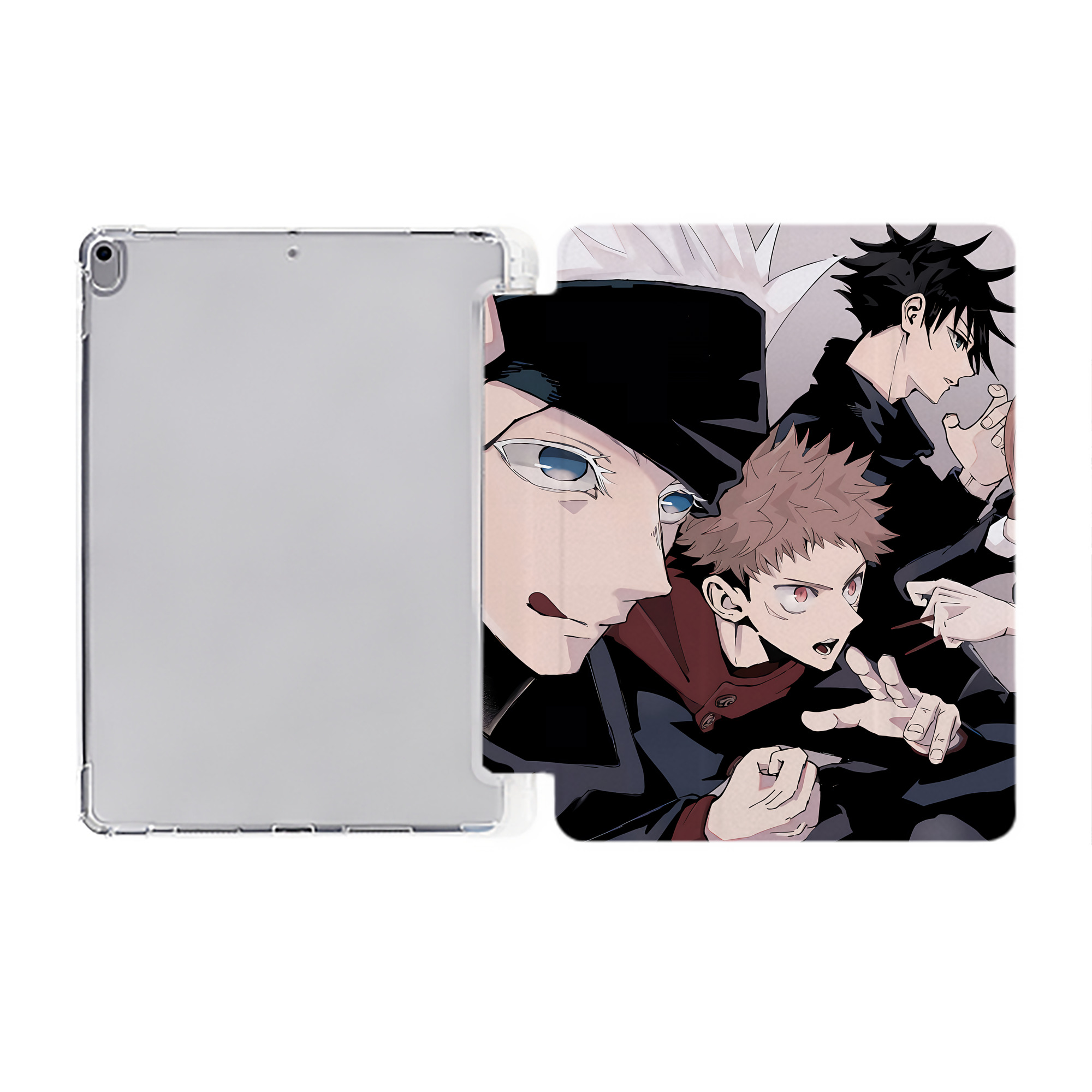 （画像用） SPY×FAMILY间谍家家酒 IPad ケース ペン収納付き 三つ折りスタンド PUレザー×シリコン 対応機種9.5/10.5/10.9インチ
